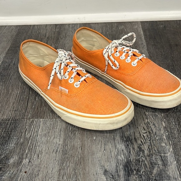 VANS J.Crew x Authentic 'Washed - Bright Orange' - 10 - Picture 3 of 9